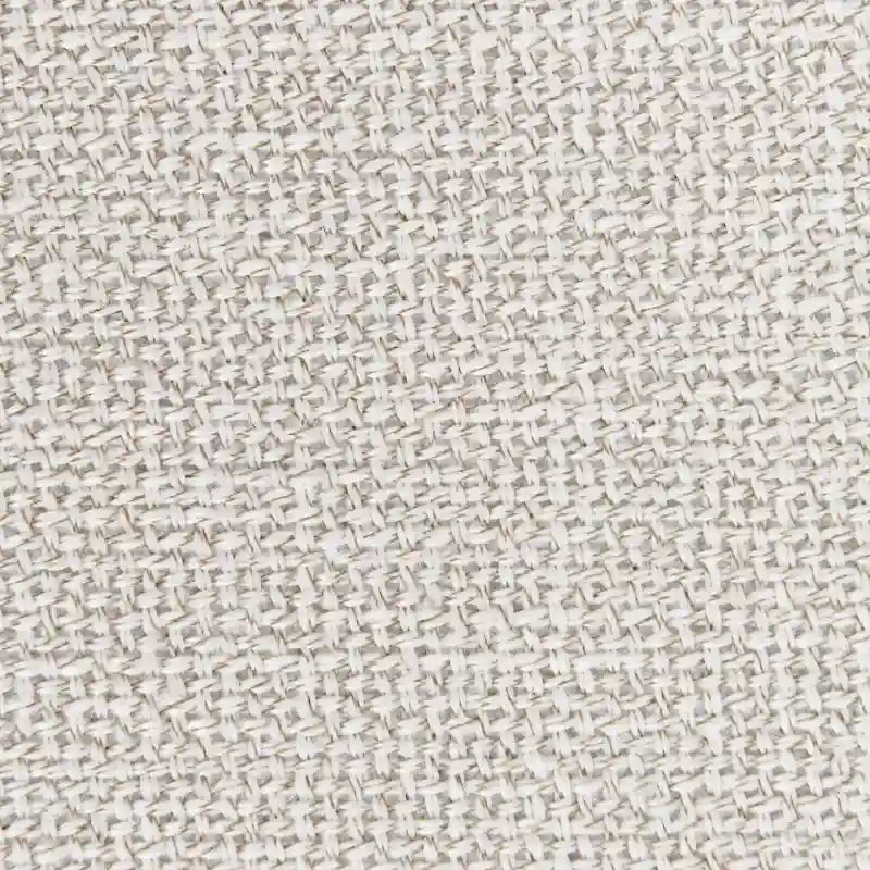 Cream Linen Swivel Barrel Accent Chair with Round Wooden Base