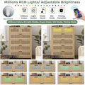 Rattan Dresser for Bedroom with Drawer Dressers & Chests of Drawers