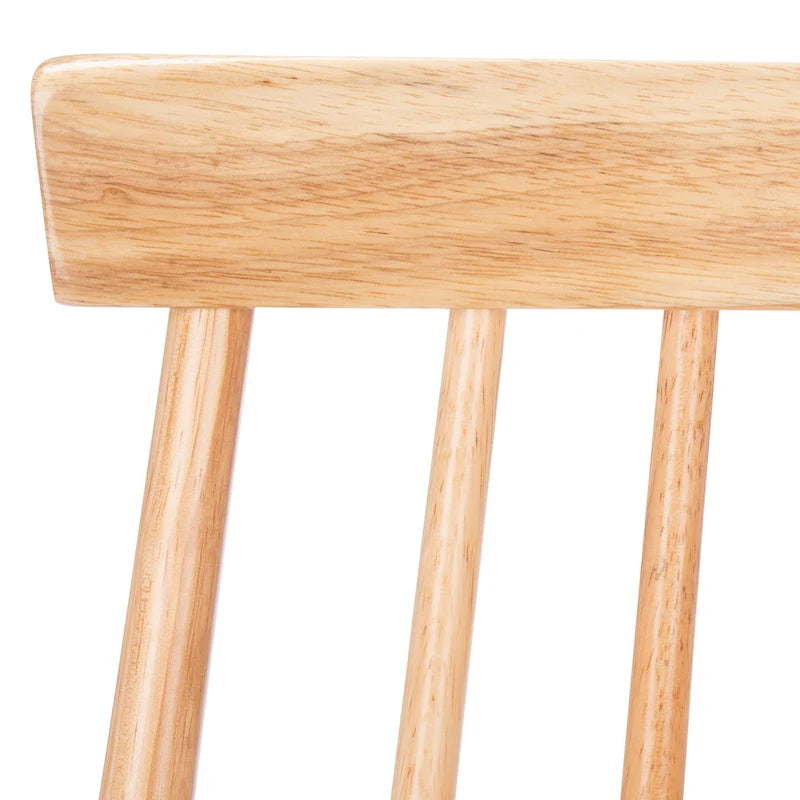 Spindle Back Farmhouse Counter Stool Rubberwood Frame Black White Grey Natural