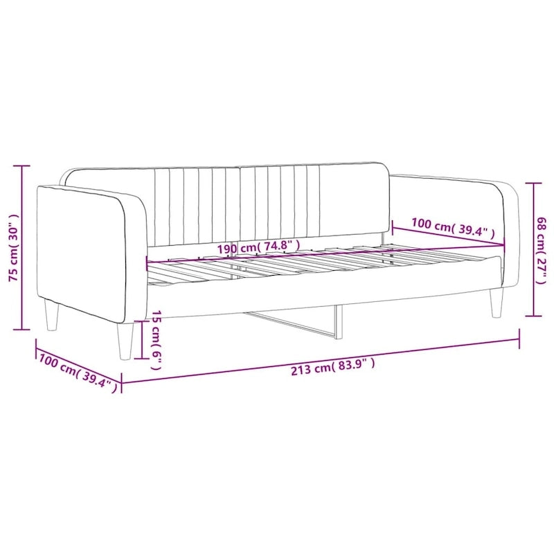 Light Gray Velvet Upholstered Daybed Sofa with Pull-Out Sleeper