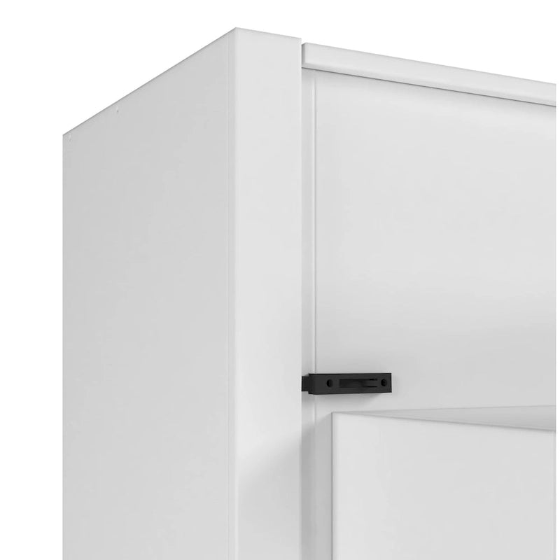 Twin Wall Murphy Bed with Display Shelf and Easy Lift System, Multi-Color